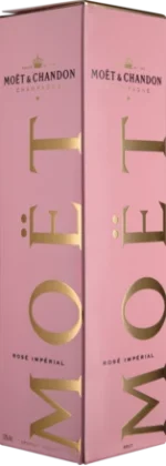 Champagne Moet & Chandon Imperial Rosé Brut, Champagne AC I En Attraktiv Presentförpackning