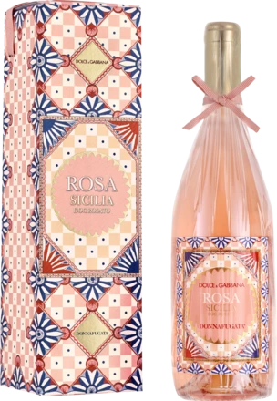 Dolce & Gabbana And Donnafugata Rosa Sicilia DOC, Geschenketui Donnafugata