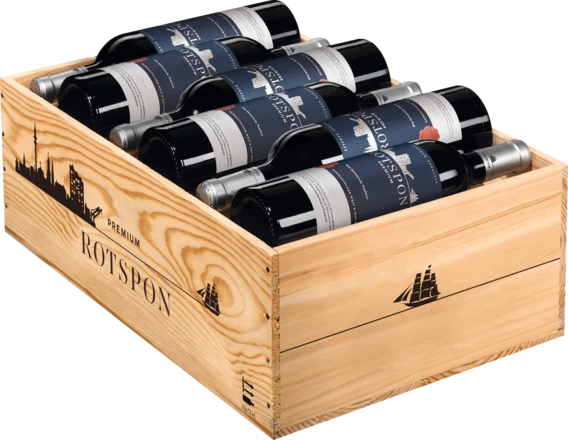Premium Rotspon Réserve Spéciale Pays D'Oc IGP, Trälåda Med 12 Flaskor
