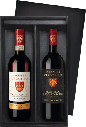 Monte Vecchio Duo LÄda Med 2 Flaskor