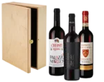 Chianti I Trälåda 3 Flaskor