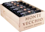 Monte Vecchio Chianti Riserva Boticella Nera Chianti Riserva DOCG, Trälåda Med 12 Flaskor