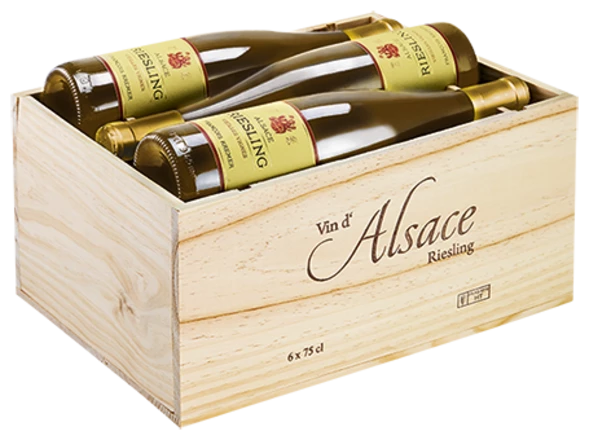 François Kremer Vieilles Vignes Riesling Alsace AOP, Trälåda Med 6 Flaskor